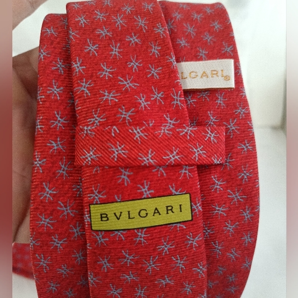 BVLGARI Seven Fold Luxury men's silkItalyTie